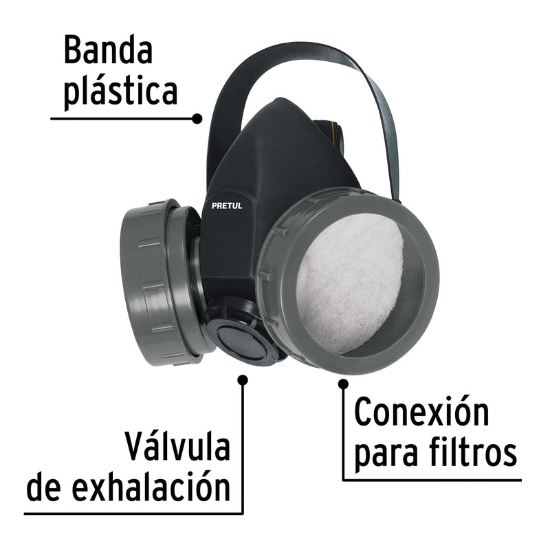 Respirador sin cartucho, Pretul 23391